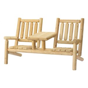 Cedar Log Tea Set - L230 - Martins Custom Woodwork