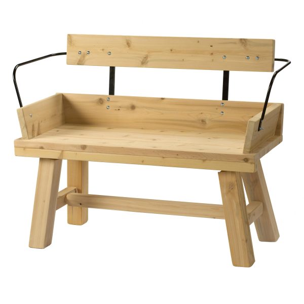 Cedar Wagon Seat with Arms - H647 - Martins Custom Woodwork